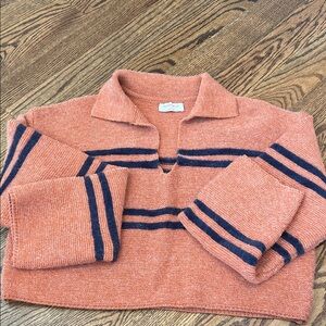 Striped Orange Sweater